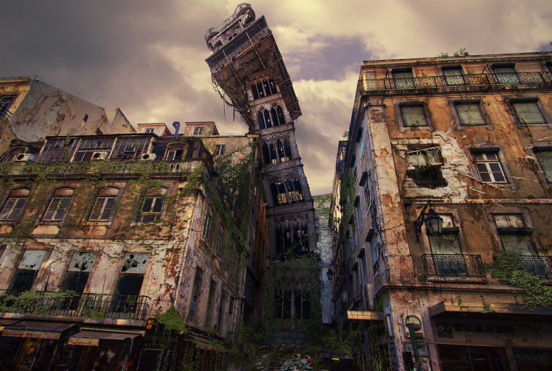 Illustration for article titled This Is What Famous Landmarks Would Look Like After A Global Disaster